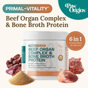Freeze-Dried Beef Organs Topper with Bone Broth Flavor
